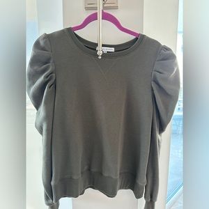 Rebecca Minkoff - Janine Sweatshirt in Olive Green